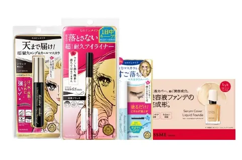 圖說:「進階精緻組」包含最經典熱銷的三款眼妝產品,及kissme精華底妝試用組,原價1238元,公益價只要800元。(資料來源:台灣奇士美)