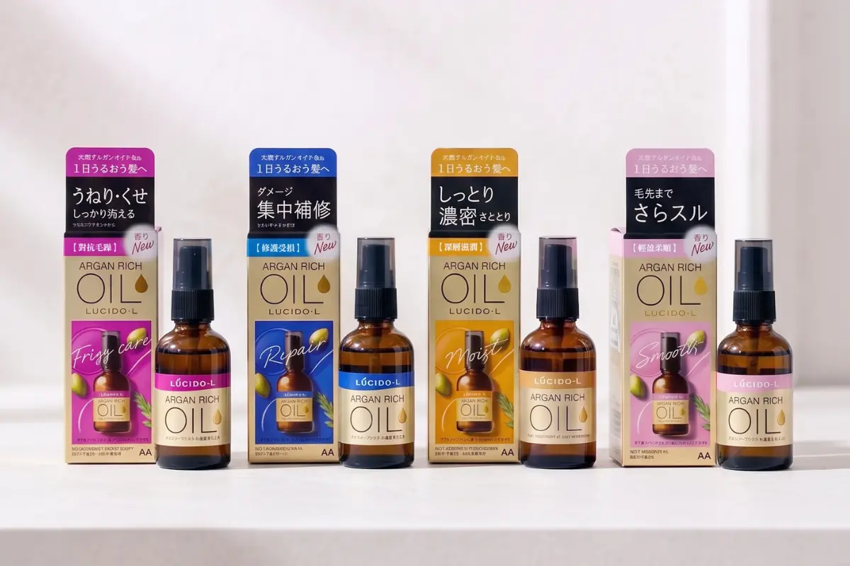 No.3 日本人氣護髮品牌樂絲朵 L（lucido L）摩洛哥護髮精華油全系列